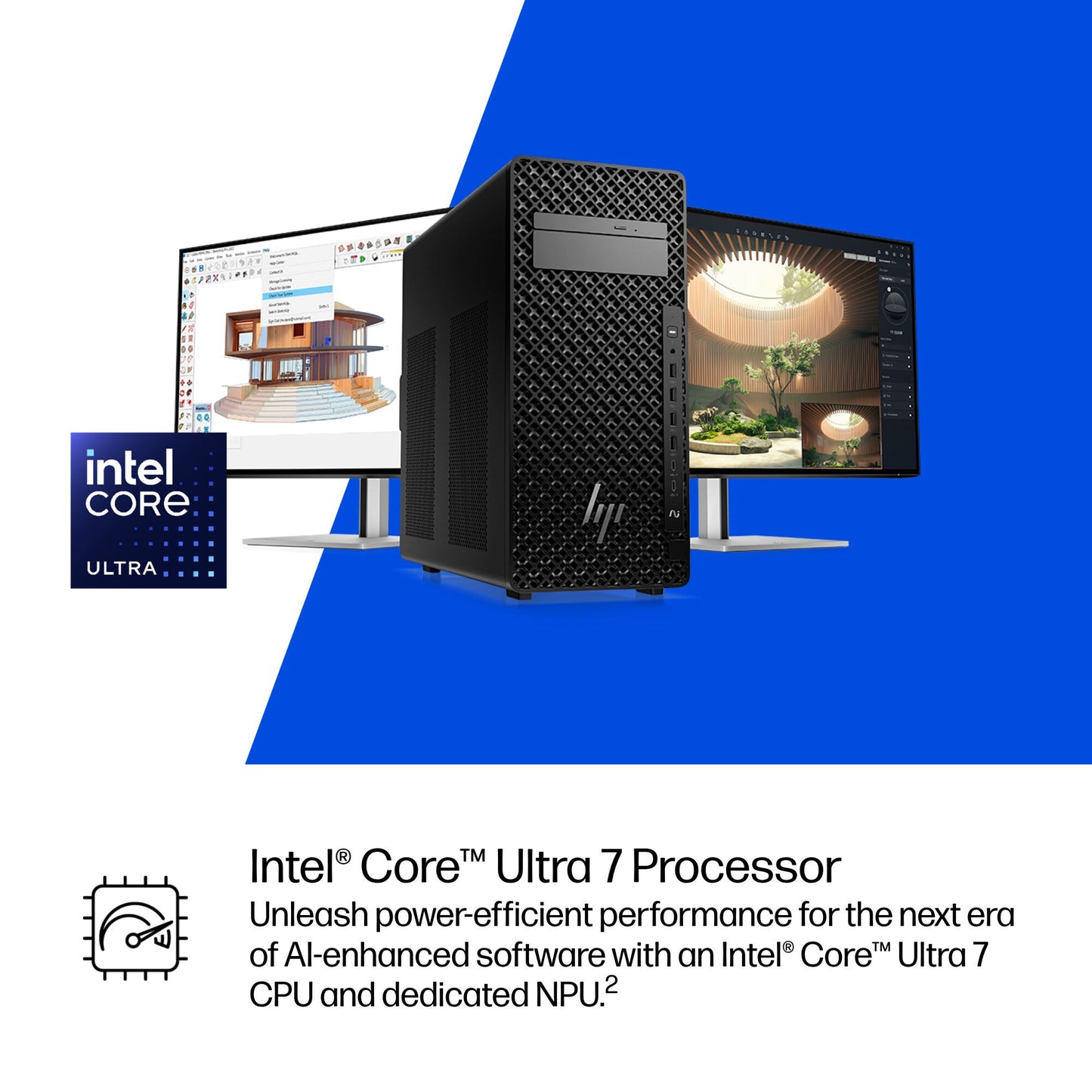 HP Z2 Tower G1i Intel Core Ultra 7 265 16 GB DDR5-SDRAM 1 TB SSD Windows 11 Pro Workstation AI Workstation, AI PC Black