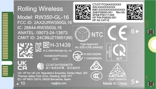 HP 4G LTE-Advanced Pro Cat16 WWAN Internal