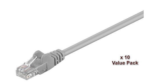 Microconnect V-UTP501VP networking cable Grey 1 m Cat5e U/UTP (UTP)