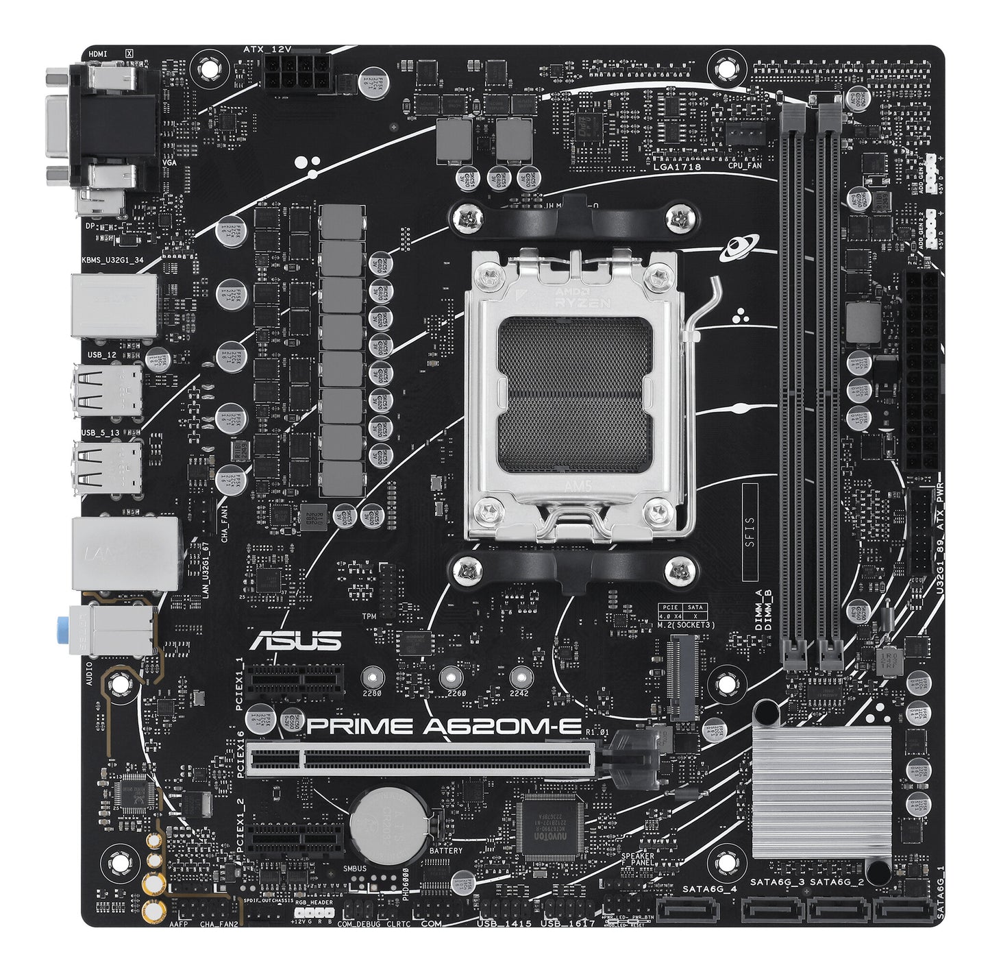 ASUS PRIME A620M-E-CSM AMD A620 Socket AM5 micro ATX