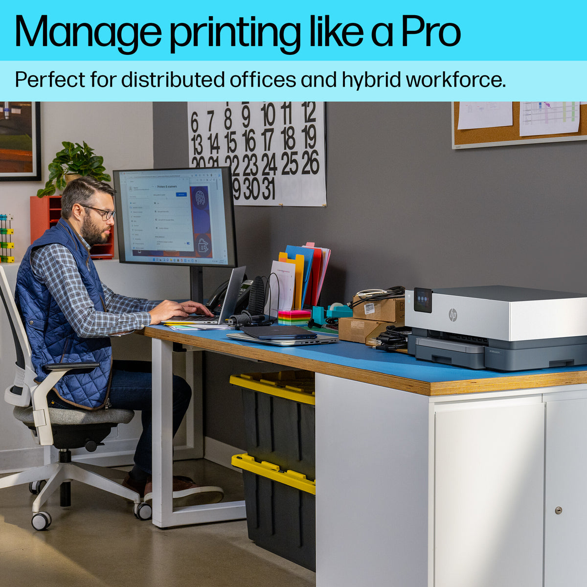 HP OfficeJet Pro 9110b Wireless Color Printer, Two-sided printing