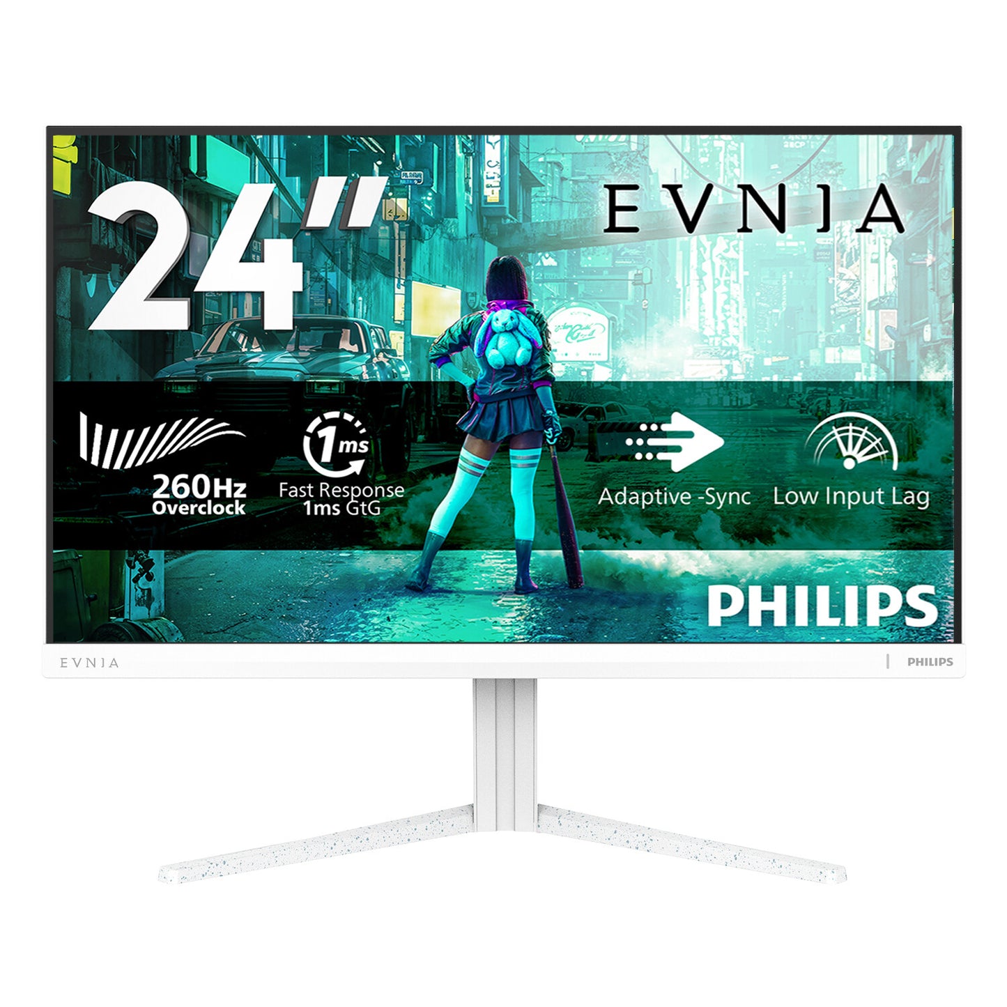 Philips Evnia 3000 24M2N3201PL/00 computer monitor 60.5 cm (23.8") 1920 x 1080 pixels Full HD LCD White