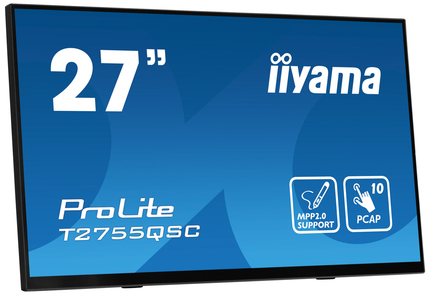 iiyama ProLite T2755QSC-B1 computer monitor 68.6 cm (27") 2560 x 1440 pixels Quad HD LCD Touchscreen Black