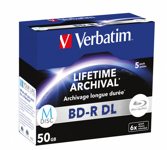 Verbatim MDISC BD-R DL 50 GB 5 pc(s)