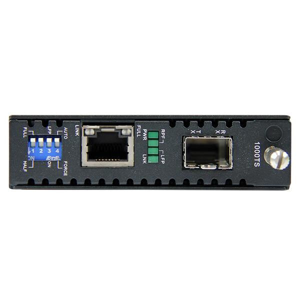 StarTech.com Gigabit Ethernet Fiber Media Converter with Open SFP Slot