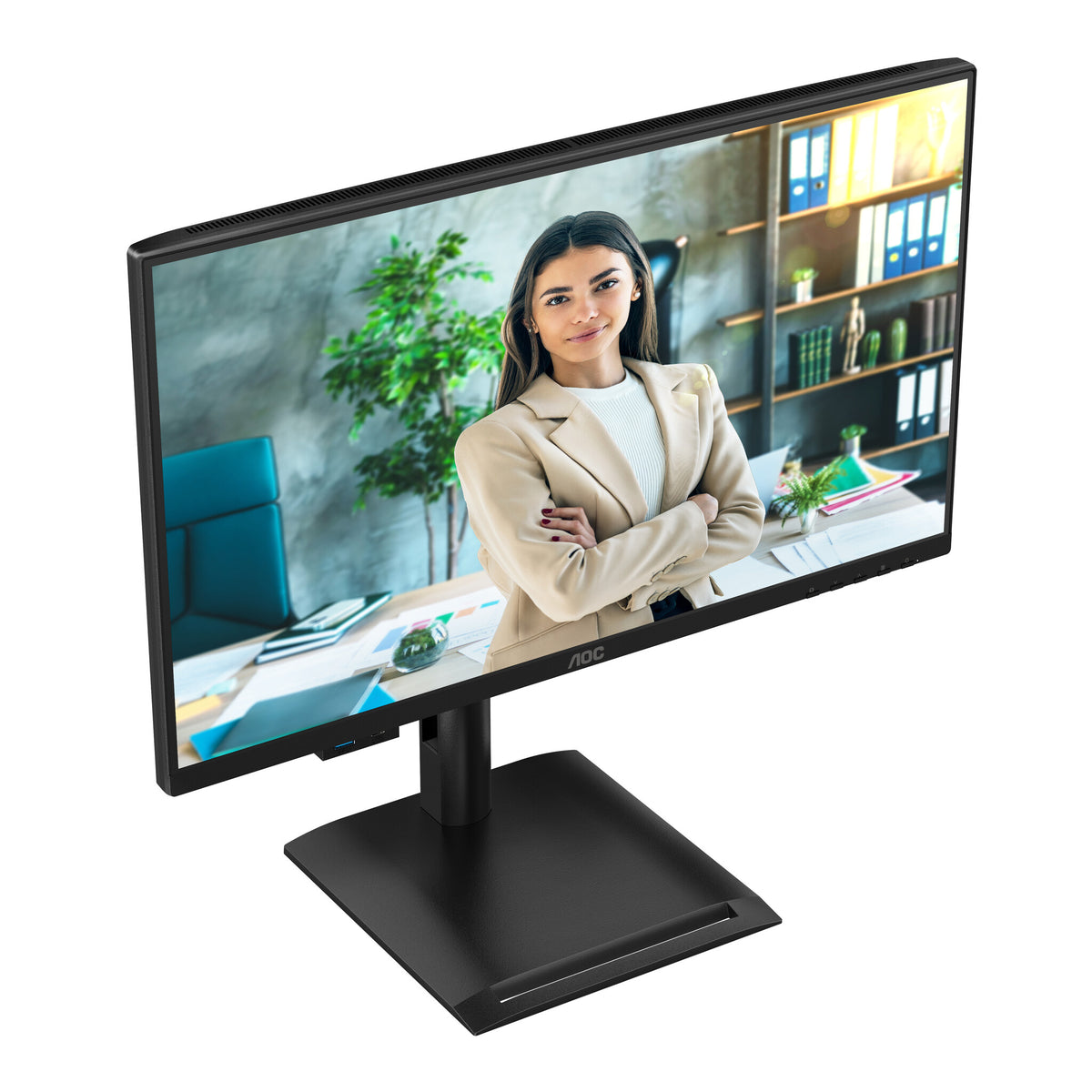 AOC 24P4U computer monitor 60.5 cm (23.8") 1920 x 1080 pixels Full HD Black