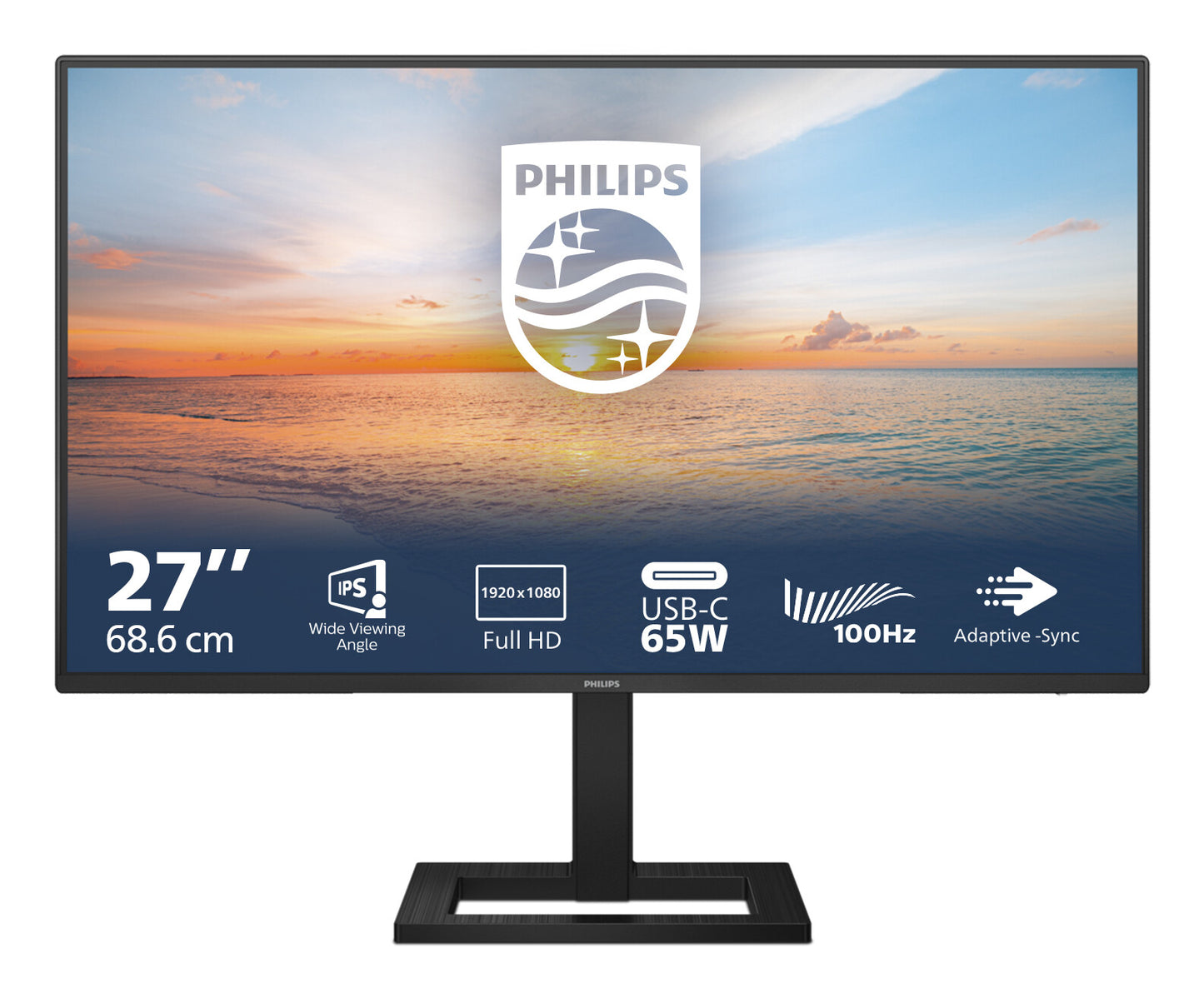 Philips 1000 series 27E1N1300AE/00 LED display 68.6 cm (27") 1920 x 1080 pixels Full HD LCD Black