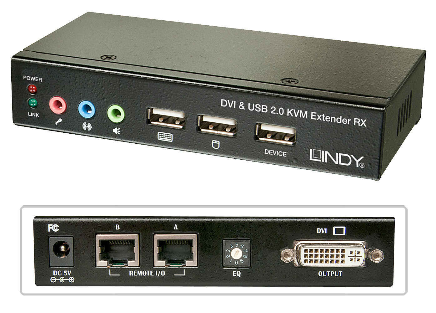 Lindy 39377 KVM switch Black