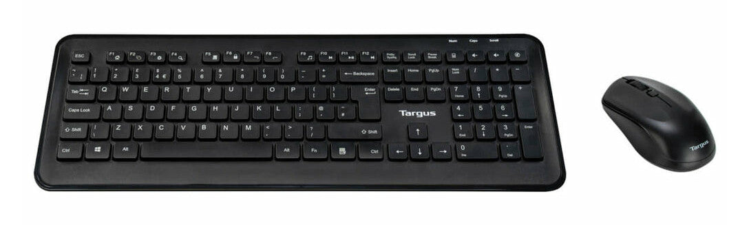 Targus AKM610NO keyboard Mouse included Universal RF Wireless QWERTY Nordic Black