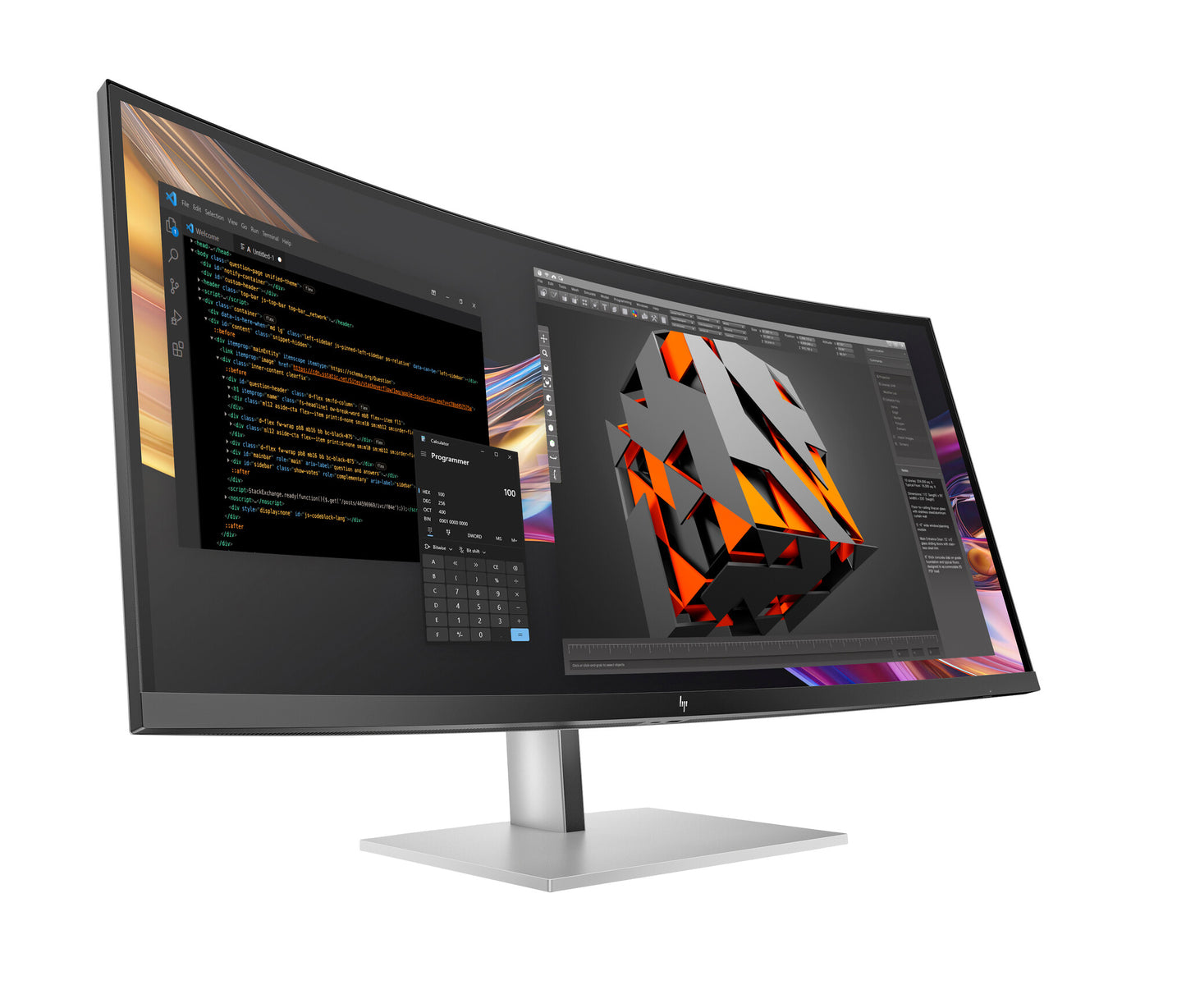 HP Series 7 Pro 37.5 inch WQHD+ Thunderbolt 4 Monitor - 738pu PVC Free