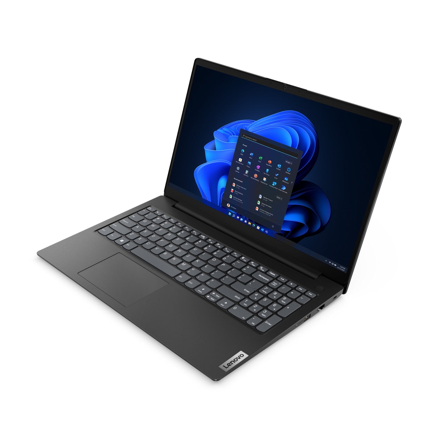 Lenovo V15 G4 AMN AMD Ryzen™ 5 7520U Laptop 39.6 cm (15.6") Full HD 16 GB LPDDR5-SDRAM 512 GB SSD Wi-Fi 6 (802.11ax) Windows 11 Pro Black UK English