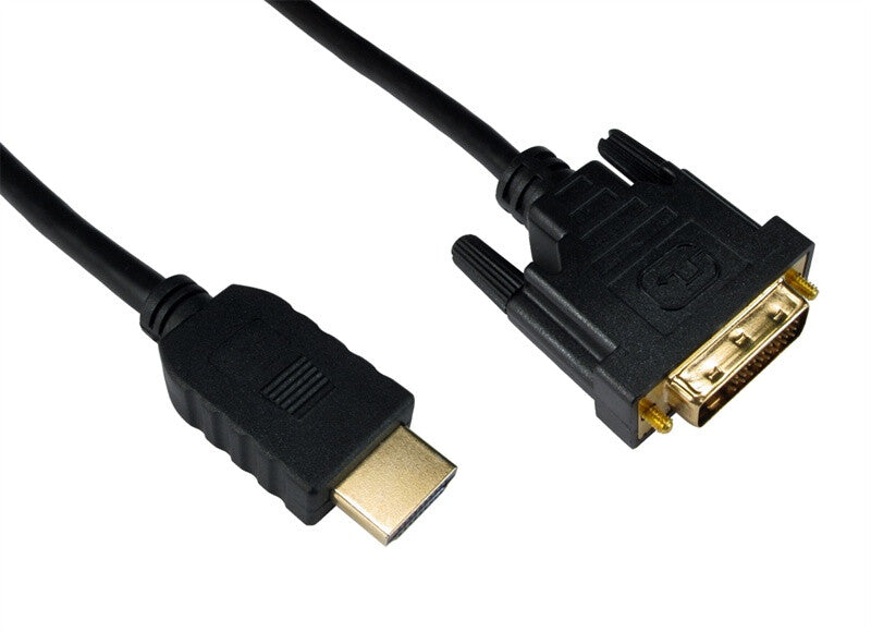 Cables Direct 1.8m HDMI-DVI-D 2 m Black
