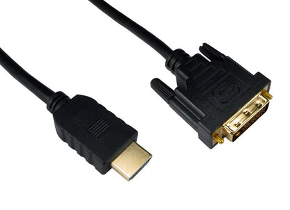 Cables Direct 1.8m HDMI-DVI-D 2 m Black