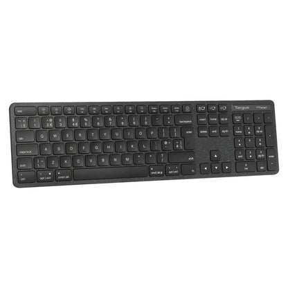 Targus EcoSmart AKB873NO keyboard Universal RF Wireless + Bluetooth QWERTY Nordic Black