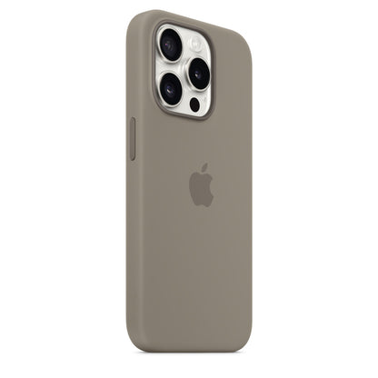 Apple iPhone 15 Pro Silicone Case with MagSafe - Clay