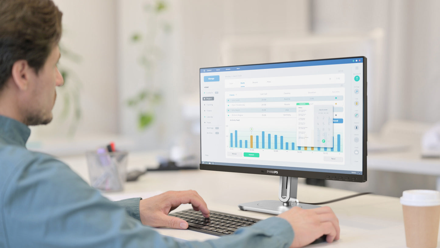 Philips 5000 series 24B2G5200/00 computer monitor 60.5 cm (23.8") 1920 x 1080 pixels Full HD LCD Anthracite