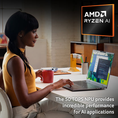 Acer Aspire 16 AI AI 16 A16-61M - AMD Ryzen AI 7 350, 16 GB, 1TB SSD, 16" WUXGA+ OLED, Windows 11 Copilot+ Notebook