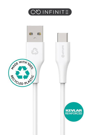 eSTUFF ES605270-BULK USB cable USB 2.0 1 m USB C USB A White