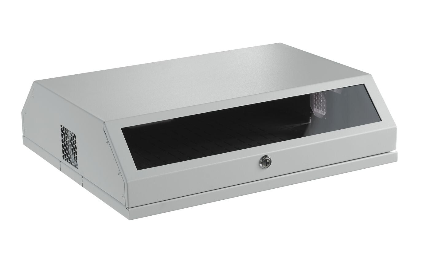 Lanview RWSLMWH rack cabinet 8U Wall mounted rack White