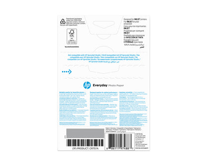 HP Everyday Photo Paper Glossy 200 g/m2 10 x 15 cm (101 x 152 mm) 100 sheets