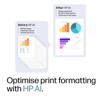 HP OfficeJet Pro 9730e Wireless All-in-One Color Printer, Instant Ink; Two-sided printing
