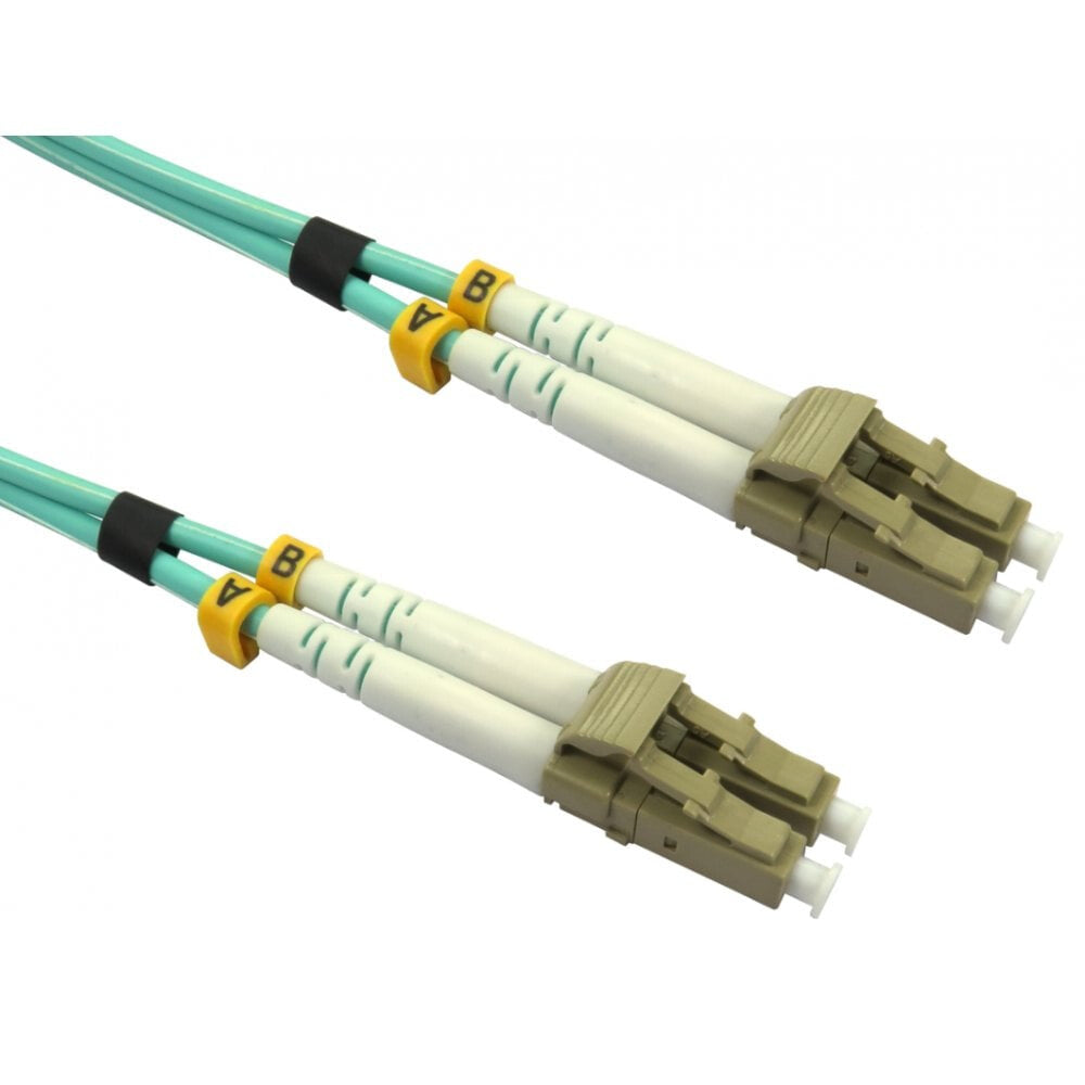 Cables Direct FB4M-LCLC-100D InfiniBand/fibre optic cable 10 m LC Aqua colour