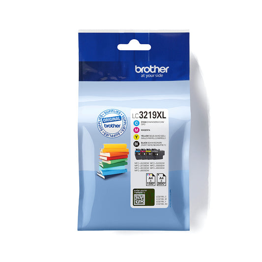 Brother LC3219XLVAL ink cartridge 4 pc(s) Original Black, Cyan, Magenta, Yellow