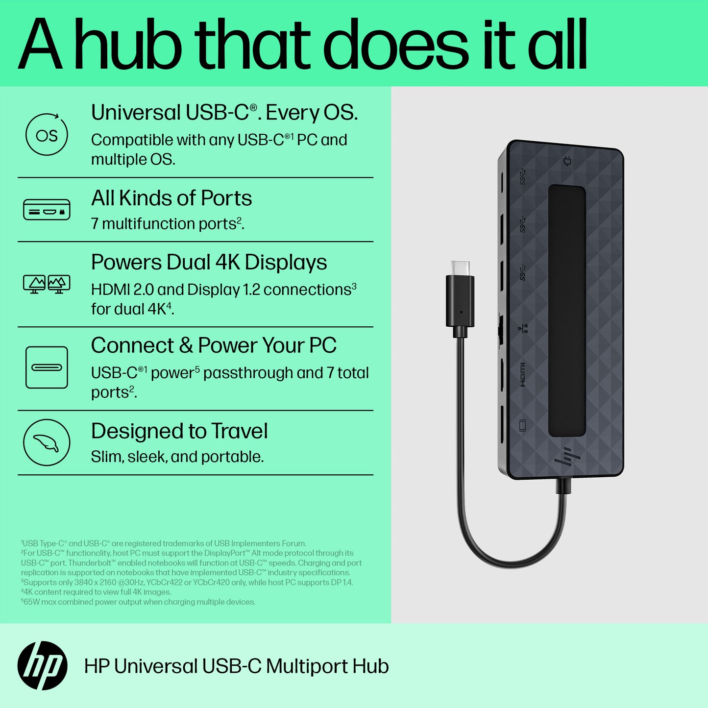 HP Universal USB-C Multiport Hub