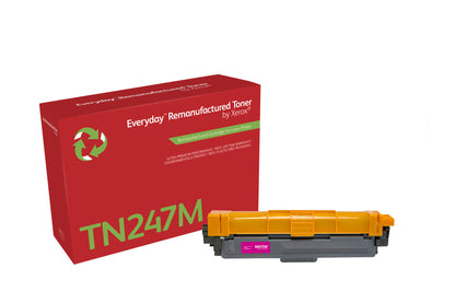 Everyday™ Magenta Remanufactured Toner by Xerox compatible with Brother TN247M, High capacity