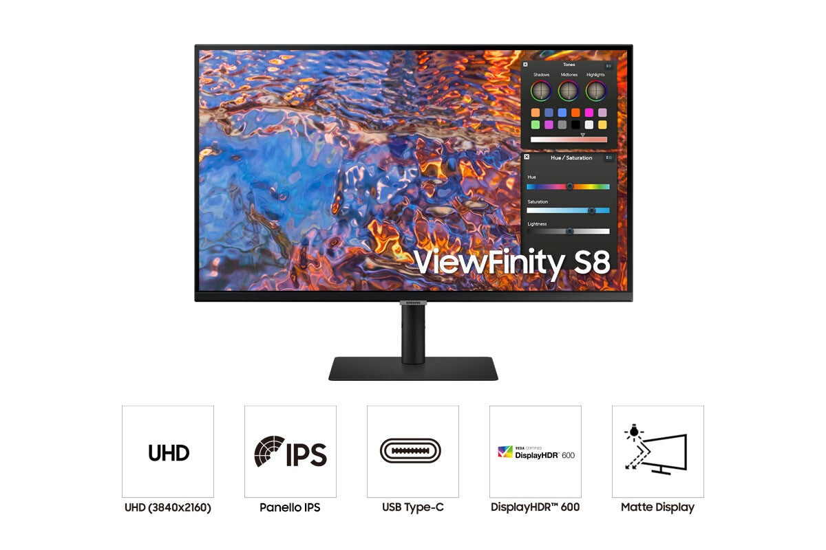 Samsung LS32B800PXU computer monitor 81.3 cm (32") 3840 x 2160 pixels 4K Ultra HD LCD Black