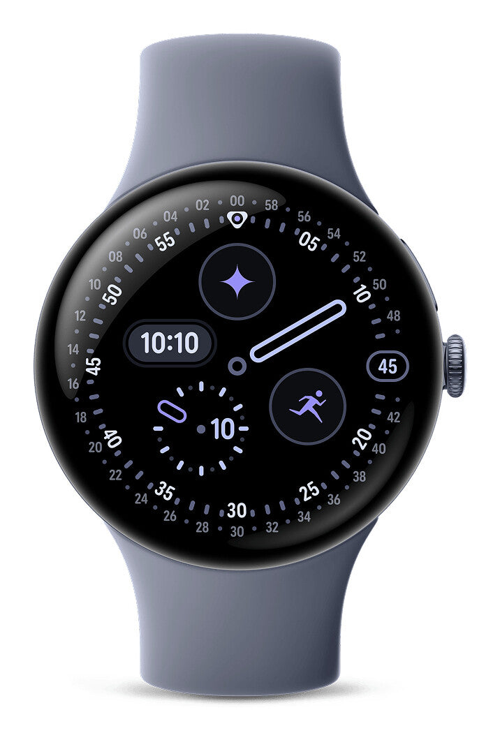Google Pixel Watch 4 AMOLED 45 mm Digital Touchscreen Blue Wi-Fi GPS (satellite)