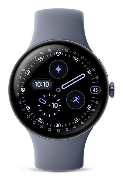 Google Pixel Watch 4 AMOLED 45 mm Digital Touchscreen Blue Wi-Fi GPS (satellite)