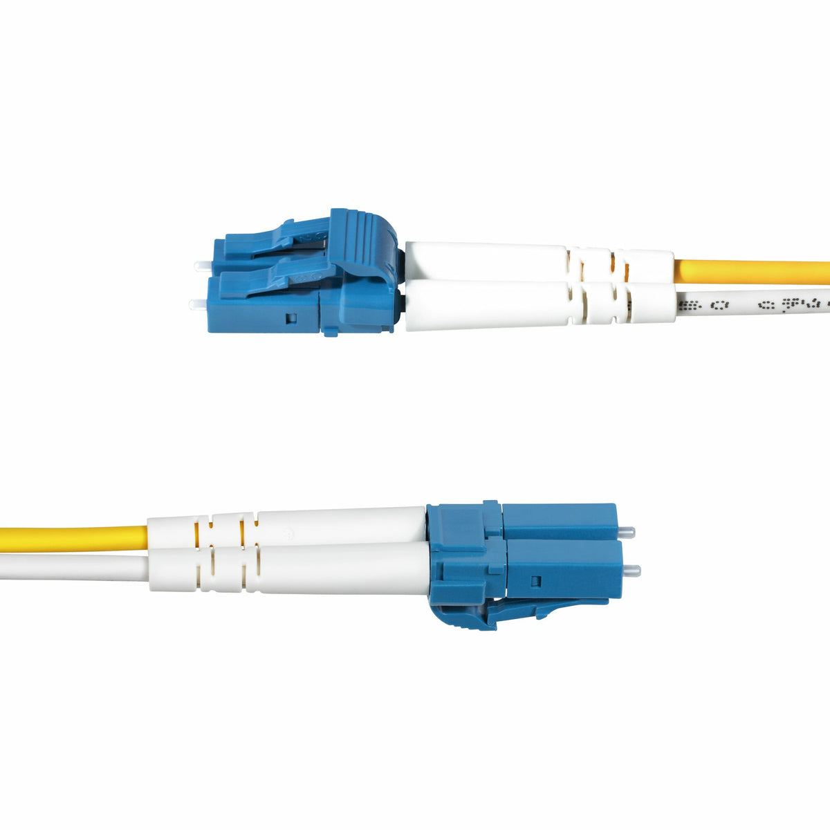 StarTech.com 1m (3.3ft) LC to LC (UPC) OS2 Single Mode Duplex Fiber Optic Cable, 9/125µm, 100G, Bend Insensitive, Low Insertion Loss - LSZH Fiber Jumper Cord