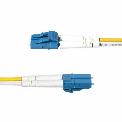 StarTech.com 3m (9.8ft) LC to LC (UPC) OS2 Single Mode Duplex Fiber Optic Cable, 9/125µm, 100G, Bend Insensitive, Low Insertion Loss - LSZH Fiber Jumper Cord