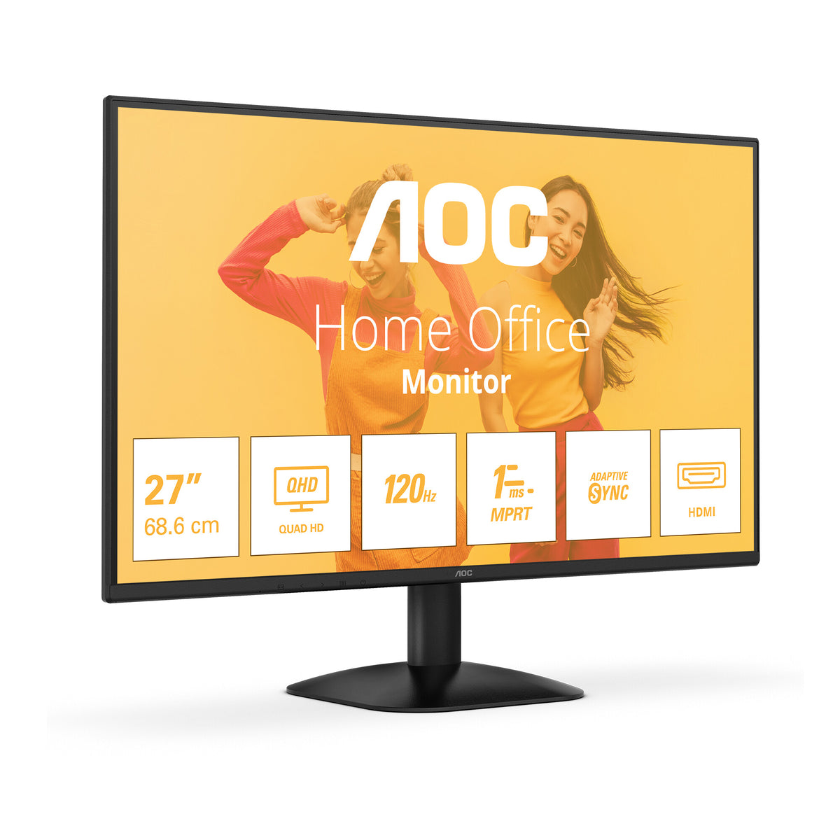 AOC B3 Q27B35S3 computer monitor 68.6 cm (27") 2560 x 1440 pixels Quad HD LED Black