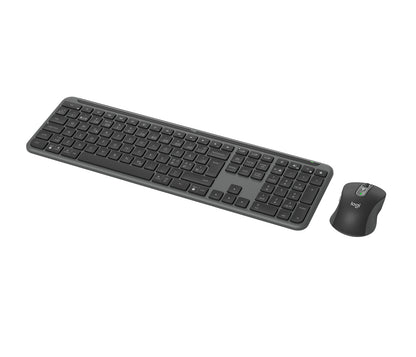Logitech Signature Slim Combo MK950 keyboard Mouse included Office RF Wireless + Bluetooth QWERTY Nordic Graphite