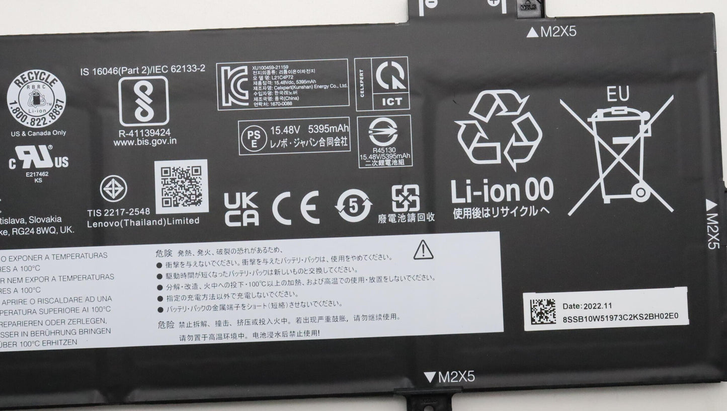 Lenovo 5B10W51872 laptop spare part Battery