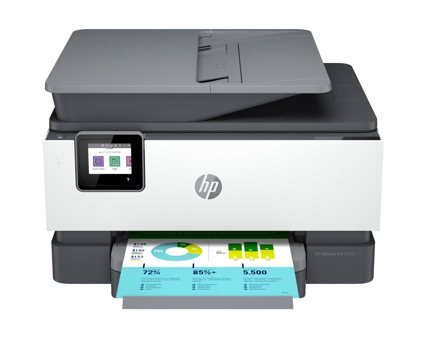 HP OfficeJet Pro 9010e Wireless All-in-One Color Printer, Instant Ink; Two-sided printing
