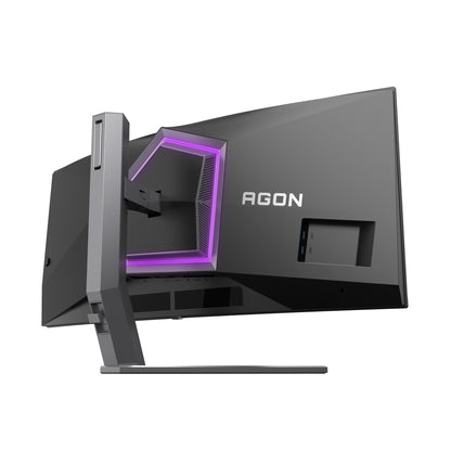 AOC AGON PRO AG346UCD computer monitor 86.4 cm (34") 3440 x 1440 pixels Wide Quad HD QD-OLED Black, Grey