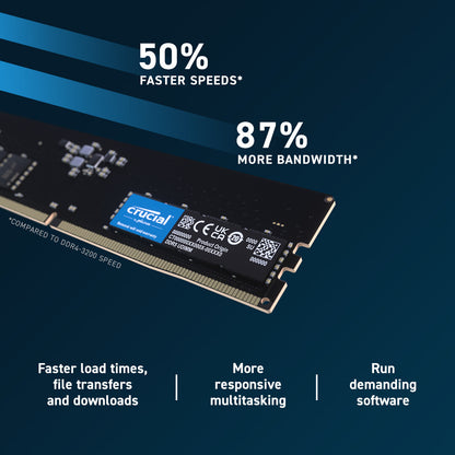 Crucial CT32G56C46U5T memory module 32 GB 1 x 32 GB DDR5 288-pin DIMM ECC