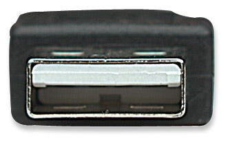Manhattan USB-A to USB-B Cable, 0.5m, USB 2.0, 480 Mbps, Hi-Speed USB, Black, Lifetime Warranty, Equivalent to USB2HAB50CM