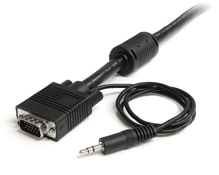 StarTech.com 5m Coax High Resolution Monitor VGA Video Cable with Audio HD15 M/M