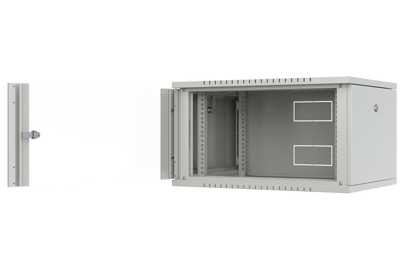Lanview RWF07U45WH rack cabinet 7U Wall mounted rack White