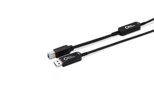 Microconnect MC-USB3.0AB15OP USB cable USB 3.2 Gen 2 (3.1 Gen 2) 15 m USB A USB B Black