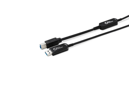 Microconnect MC-USB3.0AB10OP USB cable USB 3.2 Gen 2 (3.1 Gen 2) 10 m USB A USB B Black