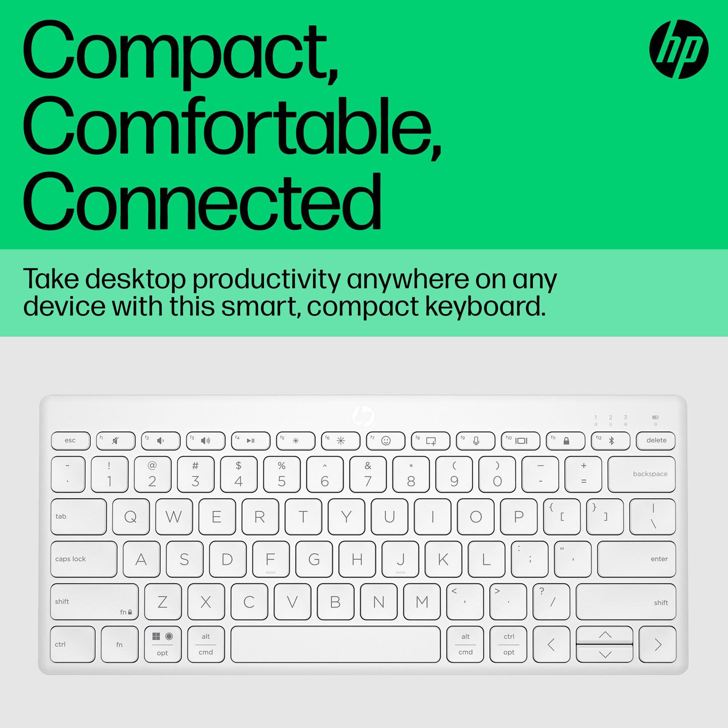 HP 350 Compact Multi-Device Bluetooth Keyboard