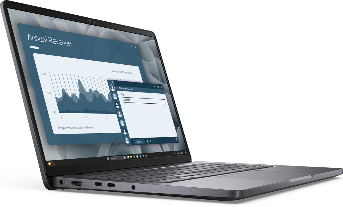DELL Pro 14 PC14255 AMD Ryzen™ 5 PRO PRO 230 Laptop 35.6 cm (14") Full HD+ 16 GB DDR5-SDRAM 512 GB SSD Wi-Fi 6E (802.11ax) Windows 11 Pro UK English Black