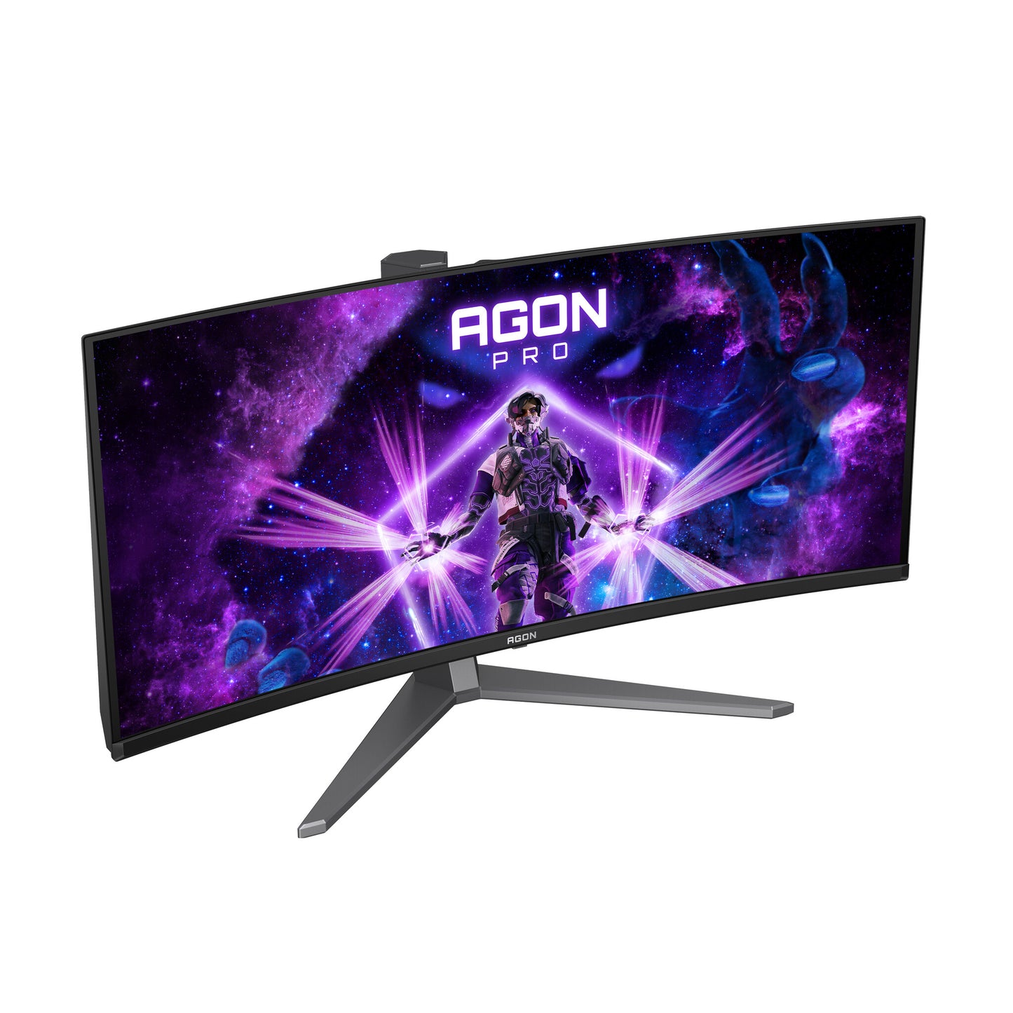 AOC AGON PRO AG346UCD computer monitor 86.4 cm (34") 3440 x 1440 pixels Wide Quad HD QD-OLED Black, Grey