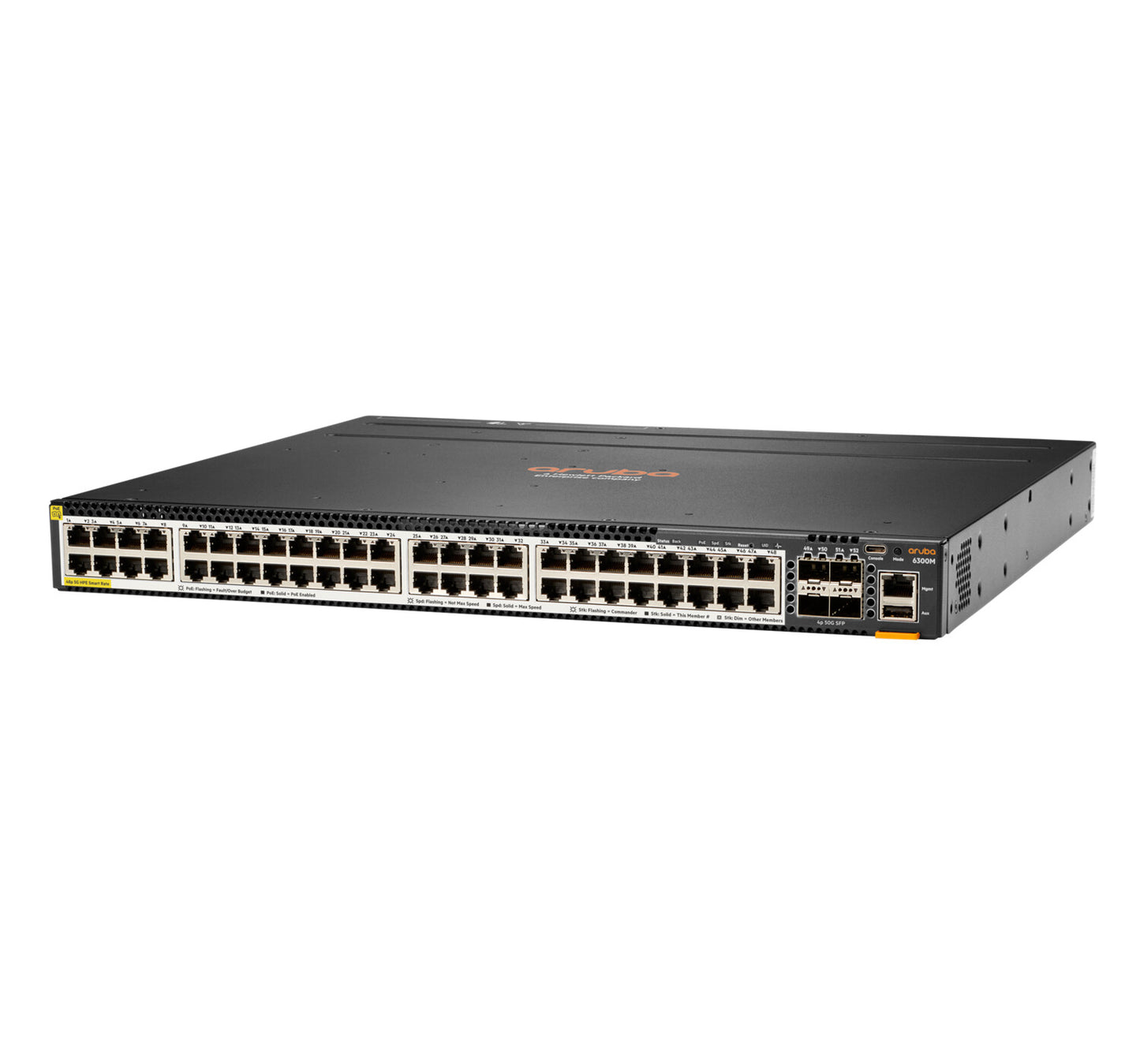 HPE Aruba Networking Aruba 6300M Managed L3 Power over Ethernet (PoE) 1U Grey