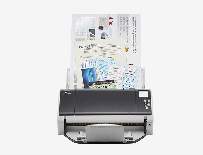 Ricoh fi-7460 ADF + Manual feed scanner 600 x 600 DPI A3 Grey, White